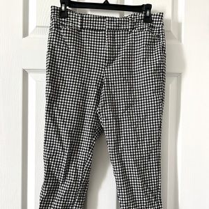 Gingham work pants